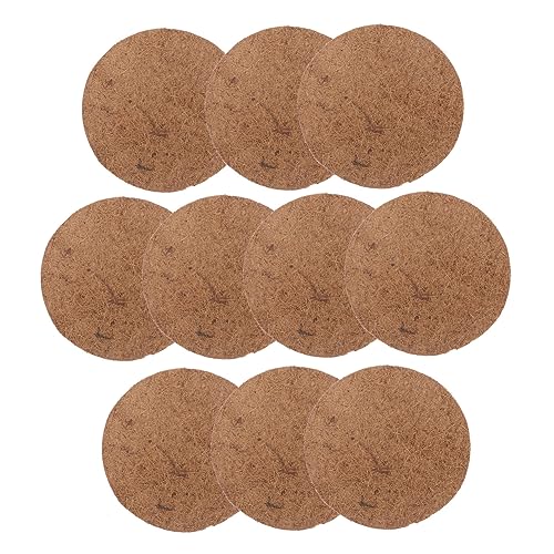 ibasenice 10Stücke Palm Taube Nestmatte Atmungsaktive Und Kratzfeste Pads Natürliche Taubennestkissen Für Tauben Hamster Und Andere Haustiere von ibasenice