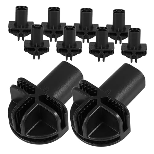 ibasenice 10pcs Plastikdrahtgitter -würfel -Organizer -steckverbinder Schnallen Caster -räder Für Aufbewahrungseinheiten Für Hundekistenräder Schrankorganisatoren An von ibasenice