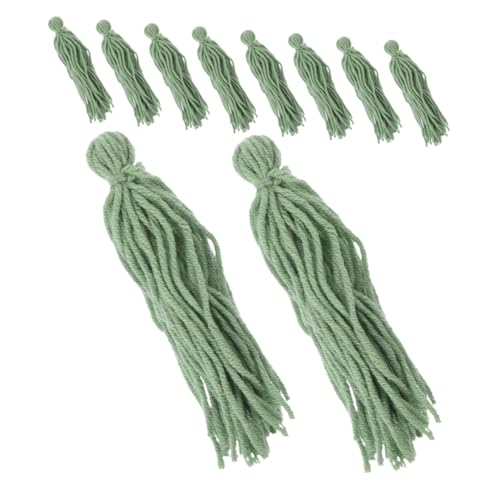 ibasenice 12 Stück Laichmopp Fischzuchtmops Tankzuchtgras Laich Aquarium Zuchtmops Für Fische Tropische Fische Tank Schwimmendes Aquarium Ornament Grünes Garn von ibasenice