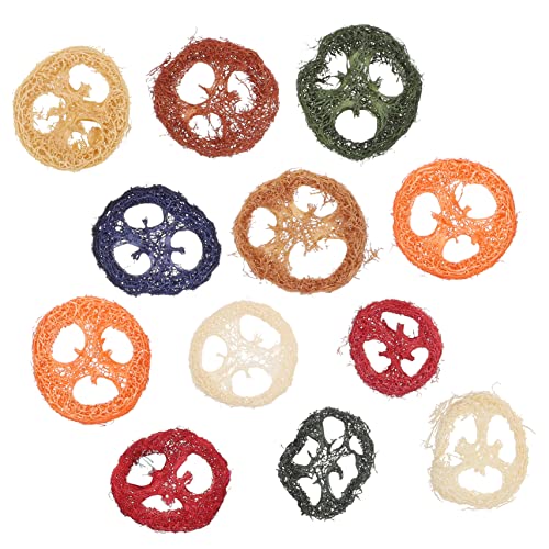 ibasenice 12stücke Kaninchen Luffa Kauspielzeug Für Hamster Meerschweinchen Hasen Kauen Spielzeug Aus Luffa Für Kleintiere Zahnspielzeug Für Haustiere Kauen Spielzeug Für Hamster von ibasenice