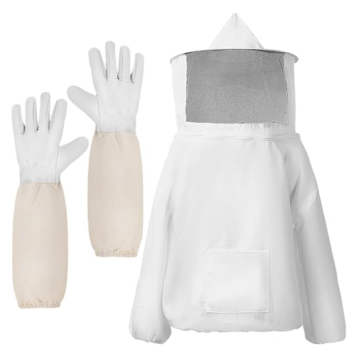 ibasenice 1Satz Belüfteter Imkeranzug mit Handschuhen Schutzjacke und Schleierhaube für Bienenzüchter Atmungsaktives Material Passform ibasenice 1Satz Belüfteter Imkeranzug mit Handschuhen Schutzjacke und Schleierhaube für Bienenzüchter Atmungsaktives Material Passform von ibasenice
