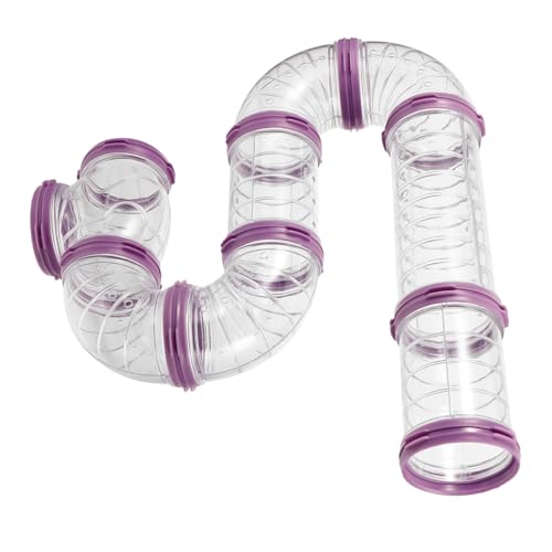 ibasenice DIY-hamstertunnel Kunststoff Für Hamsterkäfig Tubes Zum Selberbauen -röhrenspielzeug Für Kleintiere Erweiterter Tunnel Für Hamster Mäuse Und Rennmäuse von ibasenice