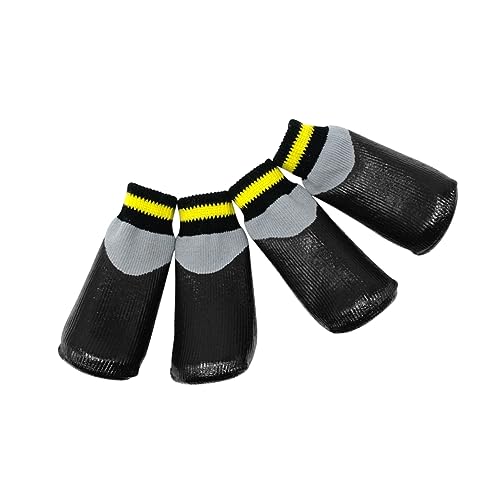 ibasenice 1Satz Gummisocken Für wasserdichte Rutsch Schuhe Für Kleine Hundewelpen Booties Schutz Für Schnee Und Nässe von ibasenice