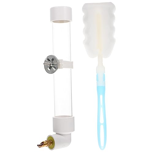 ibasenice 1Satz Hängende Wasserflasche Für Automatischer Wasserspender Für Papageien Kanarien Und Kleine Spritzsicher Und Langlebig Für Vogelkäfige von ibasenice