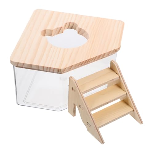ibasenice 1Satz Hamster Sandbadewanne Transparentes Badezimmer Sandkasten für Kleine Haustiere für Hamster Mäuse und Chinchillas Material mit Rampe und Abdeckung ibasenice 1Satz Hamster Sandbadewanne Transparentes Badezimmer Sandkasten für Kleine Haustiere für Hamster Mäuse und Chinchillas Material mit Rampe und Abdeckung von ibasenice