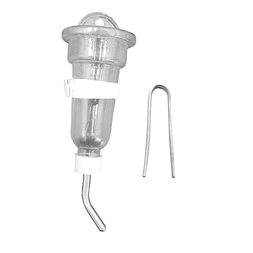 ibasenice 1Satz Haustierwasserflasche für Nager Automatische Trinkflasche für Hamster und Andere Kleintiere Auslaufsicheres Design mit Dichtungsring zu Bedienen von ibasenice