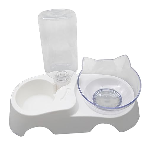 ibasenice 1Satz Multifunktionale Katzenschalen Mit Automatischem Wasserspender Geneigtes Design Für Katzen Und Kleine Spülmaschinenfest Und rutschfest Für Haustierliebhaber ibasenice 1Satz Multifunktionale Katzenschalen Mit Automatischem Wasserspender Geneigtes Design Für Katzen Und Kleine Spülmaschinenfest Und rutschfest Für Haustierliebhaber von ibasenice