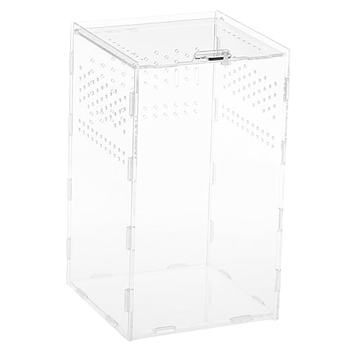ibasenice Klarer Reptilienbehälter Mikro-terrarien Aus Kunststoff Magnetische Kästen Für Reptilien Durchsichtige Tierkästen Für Haustierspinnen Kleine Haltungskästen ibasenice Klarer Reptilienbehälter Mikro-terrarien Aus Kunststoff Magnetische Kästen Für Reptilien Durchsichtige Tierkästen Für Haustierspinnen Kleine Haltungskästen von ibasenice