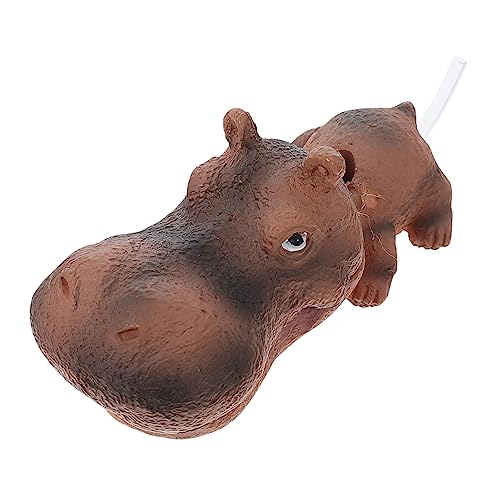 ibasenice 1Stück Aquarium Dekoration Harz Hippo Ornament Für Fischtanks Lebendige Simulation Für Aquarien Und Tischdeko Langlebiges von ibasenice