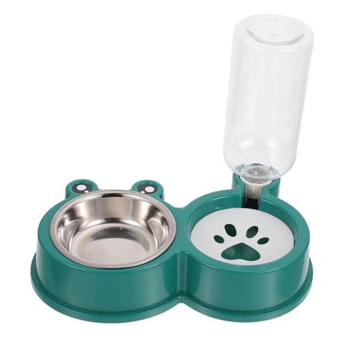 ibasenice 1Stück Doppelte Katzenfutter Und Wasserschalen Automatischer Futternapf Für Katzen Strapazierfähigem Material Design Für Futter Und Wasser von ibasenice