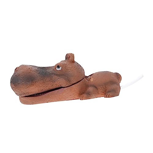 ibasenice 1Stück Hippo Skulptur Aus Hochwertigem Harz Lebensechte Fischtank Verzierung Große Standfestigkeit Für Aquarien Und Tischdekoration von ibasenice