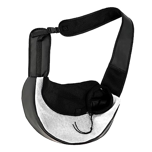 ibasenice 1Stück Katzenträgertasche für Reisen Faltbare Haustiertransporttasche Atmungsaktiv Honigwaben Verstellbarer Halskragen für Katzen von ibasenice