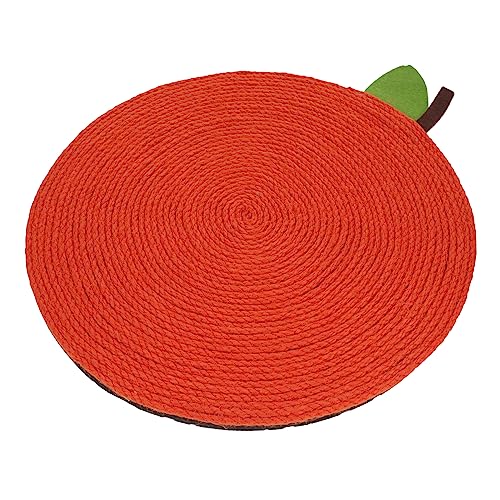 ibasenice 1Stück Kratzmatte Orange Hochstabil und Langlebig Katzenspielzeug zur Krallenpflege Schont Möbel Transportierbar Fördert Bewegung und Stressabbau von ibasenice