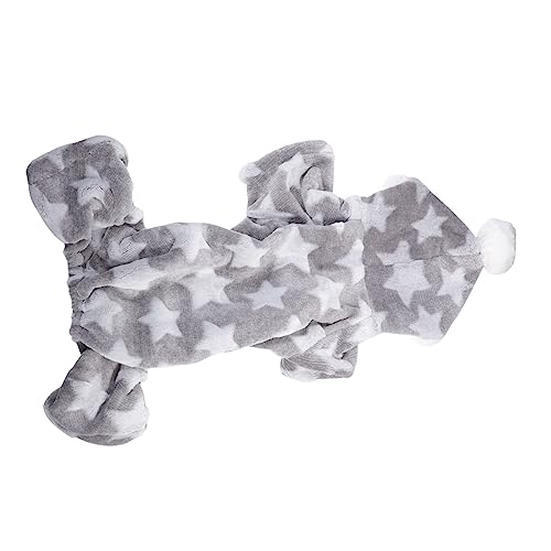 ibasenice 1Stück Pyjamas aus Korallenvlies Atmungsaktiver Overall für Haustiere Beinige Kleidung für Kleine für Winter Bequem und Warm ibasenice 1Stück Pyjamas aus Korallenvlies Atmungsaktiver Overall für Haustiere Beinige Kleidung für Kleine für Winter Bequem und Warm von ibasenice