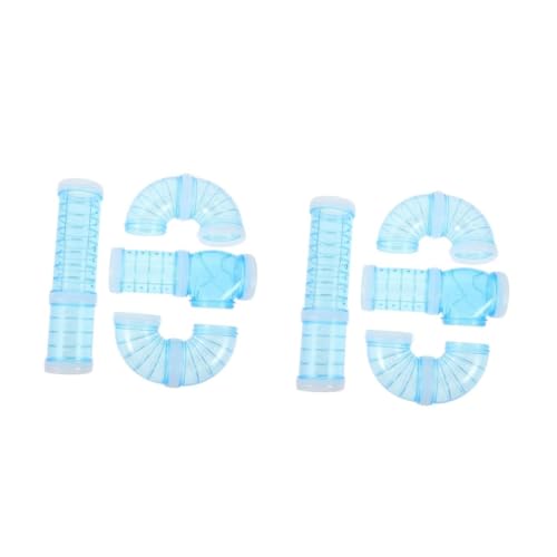 ibasenice 2 Sätze Hamsterkäfig Zubehör Teiliges Röhren Set DIY Maze Tunnel Erweiterung Langlebig Einfach zu Reinigen Erweiterbar für Kleintiere und Nager von ibasenice