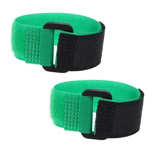 ibasenice 2 Stück Anti-Verhaken-Hahnhalsband Ersatz für Geflügelbänder krähender Kragenhahn Krähenkragen Hahn groß Flexible Hahnenhalsgurte wiederverwendbares Anti-Krähe-Halsband Nylon Green von ibasenice