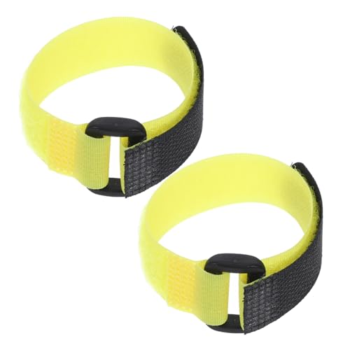 ibasenice 2 Stück Anti-Verhaken-Hahnhalsband wiederverwendbar Hähnchenhalsband Hahnkragen krähsicheres Halsband mit Flexible, Nicht krähende Nackenbänder Anti-Stör-Nackengurte Nylon Yellow von ibasenice
