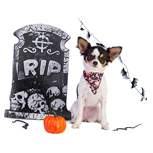 ibasenice 2 Stück Dreieckstuch für Haustiere Und Nacken farbig Katzenhalsbänder Bandanas gestrickt Name dreieckig Dog Accessories cat Accessories katzenhalsband Tier Schal Haustierkragen von ibasenice