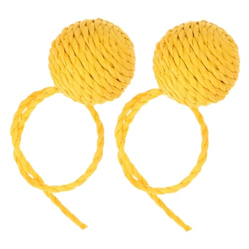 ibasenice 2 Stück Ersatzball Für Katzenklettergerüst Kratzbäume Aus Sisal Katzenkratzer Katzenspielzeug Für Wohnungskatzen Klettergerüste Für Katzen Für Katzenbälle Yellow Papier ibasenice 2 Stück Ersatzball Für Katzenklettergerüst Kratzbäume Aus Sisal Katzenkratzer Katzenspielzeug Für Wohnungskatzen Klettergerüste Für Katzen Für Katzenbälle Yellow Papier von ibasenice