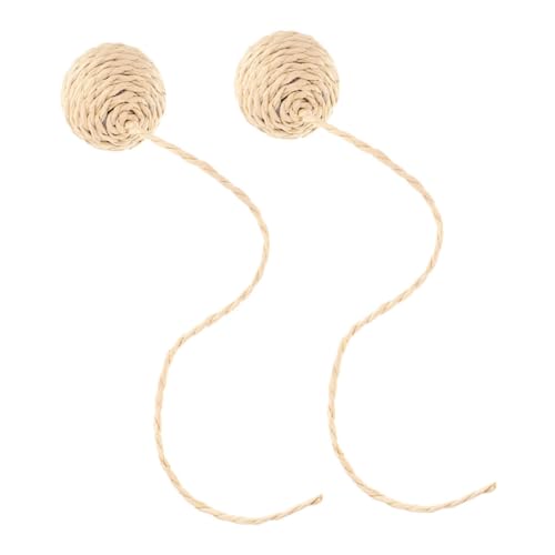 ibasenice 2 Stück Ersatzball für Katzenklettergerüst Kätzchen Katzenspielzeug Katzenkratzer Katzen zubehör katzenbett Katzenaccessoires Kätzchen Kratzbaum Katze kratzt Papier Beige ibasenice 2 Stück Ersatzball für Katzenklettergerüst Kätzchen Katzenspielzeug Katzenkratzer Katzen zubehör katzenbett Katzenaccessoires Kätzchen Kratzbaum Katze kratzt Papier Beige von ibasenice