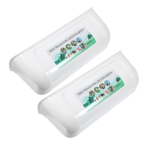 ibasenice 2stücke Futtertrog Für Ziegen Und Geflügel Montierbar Futtereimer Aus Futterzubehör Mit Multi-Funktion Für Und Hühnerbedarf von ibasenice