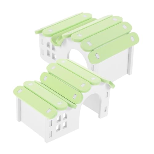 ibasenice 2 Stück Hamster Haus Versteck PVC Bunt Kleintier Rückzugsort für Hamster Meerschweinchen und Kleine Nager Ruhiger Schlafplatz und Beschäftigungsspielzeug ibasenice 2 Stück Hamster Haus Versteck PVC Bunt Kleintier Rückzugsort für Hamster Meerschweinchen und Kleine Nager Ruhiger Schlafplatz und Beschäftigungsspielzeug von ibasenice