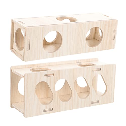 ibasenice 2stücke Holz Tunnel Spielzeug Für Kleine Tiere Meerschweinchen Versteck Hamster Hideout Kauspielzeug Für Kleintiere ibasenice 2stücke Holz Tunnel Spielzeug Für Kleine Tiere Meerschweinchen Versteck Hamster Hideout Kauspielzeug Für Kleintiere von ibasenice