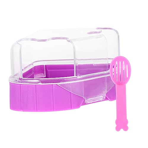 ibasenice 2 Stück Hamsterbad Wanne Wasser Kleintier Sauna Toilette Badezimmer Im Hamsterkäfig Badezimmer Für Kleine Haustiere Kleines Tierbad Kleintier Badehaus Plastik von ibasenice