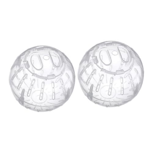 ibasenice 2 Stück Hamsterball Transparente Laufkugeln für Hamster Fördert Aktivität und Langeweile für Kleine Haustiere ibasenice 2 Stück Hamsterball Transparente Laufkugeln für Hamster Fördert Aktivität und Langeweile für Kleine Haustiere von ibasenice