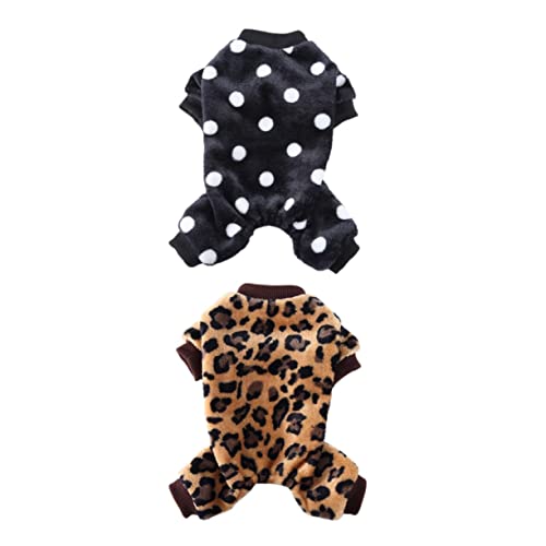 ibasenice 2 Stück Haustier-Pyjama Hundepullover Hunde-Outfit Haustier kleiden Haustier-Outfit Overall Warmer hundepyjama Winterzubehör für Hunde Haustierzubehör Polyester ibasenice 2 Stück Haustier-Pyjama Hundepullover Hunde-Outfit Haustier kleiden Haustier-Outfit Overall Warmer hundepyjama Winterzubehör für Hunde Haustierzubehör Polyester von ibasenice