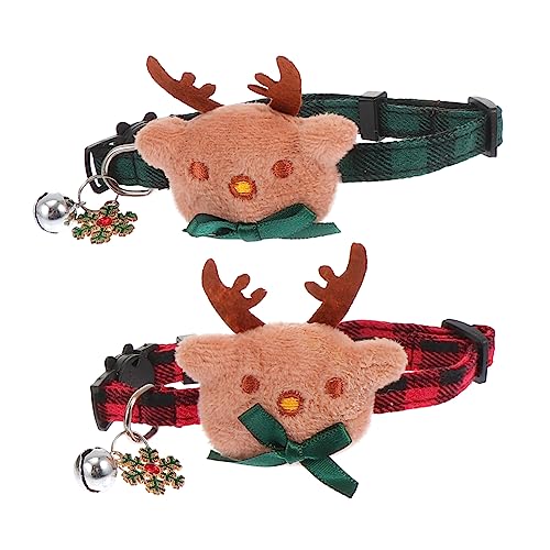 ibasenice 2 Stück Haustierhalsband Katzenhalsband Bogen Kätzchen Weihnachten Abbrechbare Katzenhalsbänder Welpen Einstellbar Weihnachtshundehalsband Rot Baumwolle ibasenice 2 Stück Haustierhalsband Katzenhalsband Bogen Kätzchen Weihnachten Abbrechbare Katzenhalsbänder Welpen Einstellbar Weihnachtshundehalsband Rot Baumwolle von ibasenice