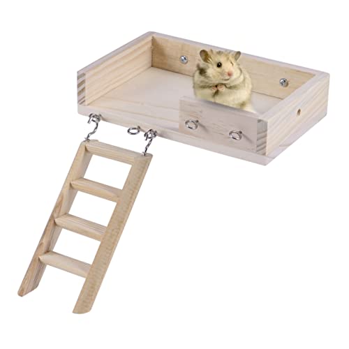 ibasenice 2 Stück Holzplattform und Leiter für Hamster Teiliges Set Langlebiges Kleintierspielzeug Bewegung und Kletterspaß Geeignet für Kleine Haustiere Wie Zwerghamster und Rennmäuse ibasenice 2 Stück Holzplattform und Leiter für Hamster Teiliges Set Langlebiges Kleintierspielzeug Bewegung und Kletterspaß Geeignet für Kleine Haustiere Wie Zwerghamster und Rennmäuse von ibasenice