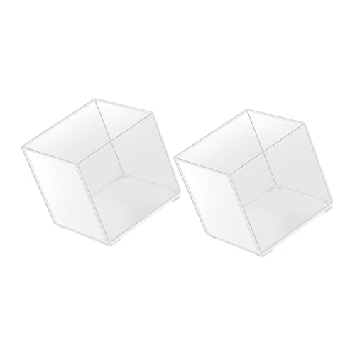 ibasenice 2stücke -landschaftsbehälter Terrarium Transparent DIY Pflanzenbehälter Ökologisches Moos Gefäß Dekoratives Landschaftsbehälter Desktop Decor von ibasenice