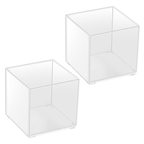 ibasenice 2 Stück Hydrokultur-pflanzenutensilien Vase Wachsend Anlage Deko Links Landschaftsbehälter Pflanzenbehälter Selber Machen Transparente Flasche Moos Landschaft Container Pp von ibasenice