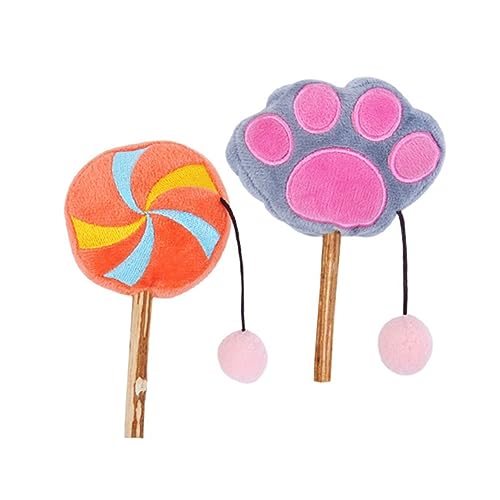 ibasenice 2 Stück Katze Klaue Lollipop -Spielsachen Katzenspielzeug Katzenplüsch cremig Kätzchen drinnen Pfote für Katzen Haustier Katze Teaser Flanellkatzen-Teaser ibasenice 2 Stück Katze Klaue Lollipop -Spielsachen Katzenspielzeug Katzenplüsch cremig Kätzchen drinnen Pfote für Katzen Haustier Katze Teaser Flanellkatzen-Teaser von ibasenice