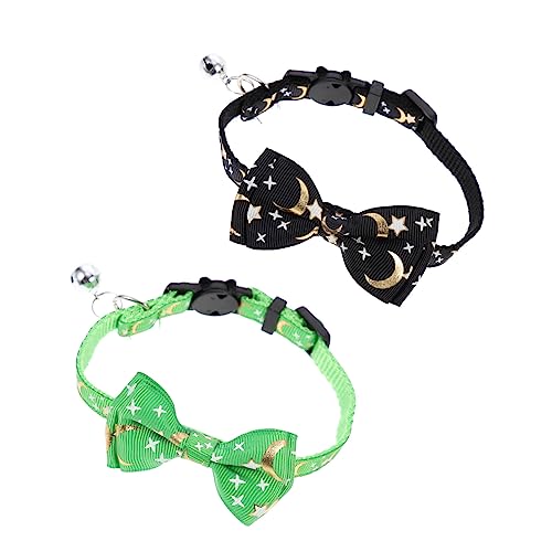 ibasenice 2 Stück Katzenhalsband Katzenhalsbänder Katzenglockenriemen Kätzchenkragen mit Schleife Haustier Party klein Mädchen-Kätzchenhalsband süßes Katzenzubehör Halsband Katze Polyester ibasenice 2 Stück Katzenhalsband Katzenhalsbänder Katzenglockenriemen Kätzchenkragen mit Schleife Haustier Party klein Mädchen-Kätzchenhalsband süßes Katzenzubehör Halsband Katze Polyester von ibasenice