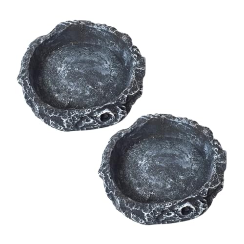 ibasenice 2stücke Wasserschale Für Schildkröten Reptilien-Wasser Und Futterschale Runde Schüssel Für Eidechsen Schlangen Stabile Basis Geeignet Für Innen Und Außenbereich ibasenice 2stücke Wasserschale Für Schildkröten Reptilien-Wasser Und Futterschale Runde Schüssel Für Eidechsen Schlangen Stabile Basis Geeignet Für Innen Und Außenbereich von ibasenice