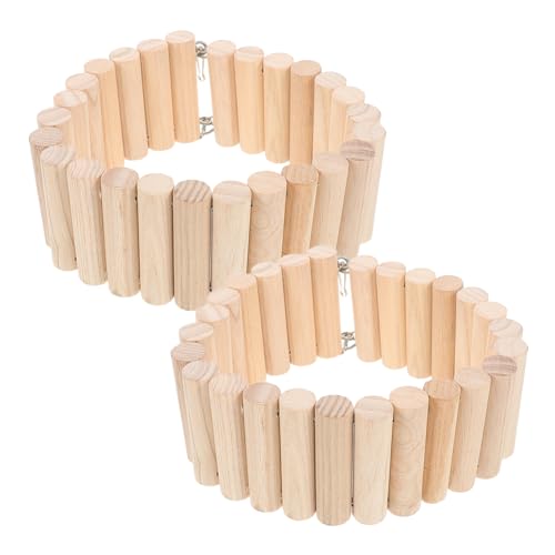 ibasenice 2 Stück Leiterspielzeug Für Kleintiere, Holz-Hamster-kletterbrücke, Tragbare Bogenbrücke Für Rennmäuse, Hamster, Meerschweinchen, Für Den Innen- Und Außenbereich, von ibasenice