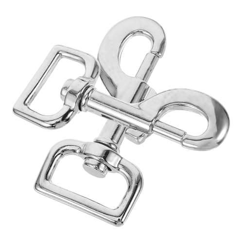 ibasenice 2 Stück Metall Hundeleine Karabinerhaken Stabiler Hundeleinenverschluss für Vielseitige Anwendungen Befestigen von Schlüsseln Taschen oder Gürteln ibasenice 2 Stück Metall Hundeleine Karabinerhaken Stabiler Hundeleinenverschluss für Vielseitige Anwendungen Befestigen von Schlüsseln Taschen oder Gürteln von ibasenice