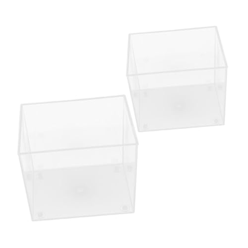 ibasenice 2 Stück Mini Aquarium Offenes Tragbares Betta Becken für Fische Schildkröten und Wasserpflanzen Kleiner Transparenter Tisch Aquarium Tank Einfache und Pflege ibasenice 2 Stück Mini Aquarium Offenes Tragbares Betta Becken für Fische Schildkröten und Wasserpflanzen Kleiner Transparenter Tisch Aquarium Tank Einfache und Pflege von ibasenice