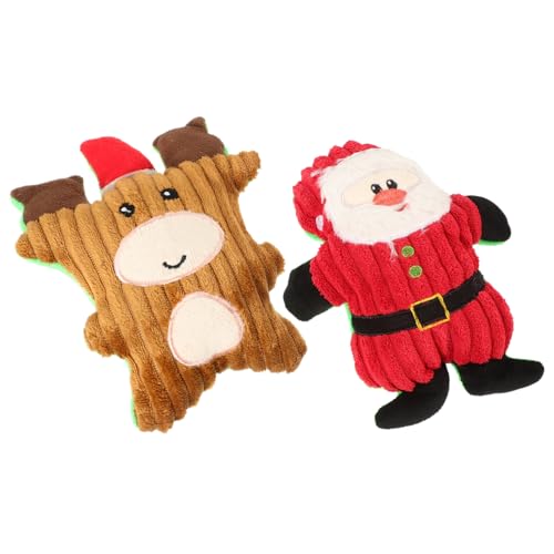 ibasenice 2 Stück Sprachproduzierende Plüschspielzeug Zahnen knuddelig Haustierspielzeug Hunde Welpe Interactive Dog Toys weihnachtsmann Plüsch Hundespielzeug Kauspielzeug für Hund ibasenice 2 Stück Sprachproduzierende Plüschspielzeug Zahnen knuddelig Haustierspielzeug Hunde Welpe Interactive Dog Toys weihnachtsmann Plüsch Hundespielzeug Kauspielzeug für Hund von ibasenice