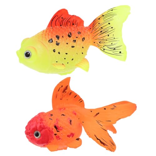ibasenice 2 Stück Teiliges Goldfisch Realistisch Schwimmend Lebensecht Leuchtend Aquarium Dekoration für Aquarium Landschaft ibasenice 2 Stück Teiliges Goldfisch Realistisch Schwimmend Lebensecht Leuchtend Aquarium Dekoration für Aquarium Landschaft von ibasenice