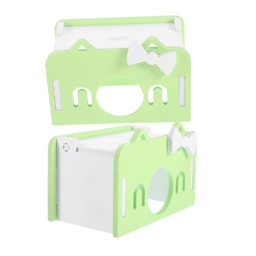 ibasenice 2 Stück Teiliges Hamster Versteck aus Langlebigem PVC Großes Grünes Schlafhaus für Zwerghamster Rückzugsort und Kletterspielzeug Geeignet für Vierjahreszeiten Haustierbedarf ibasenice 2 Stück Teiliges Hamster Versteck aus Langlebigem PVC Großes Grünes Schlafhaus für Zwerghamster Rückzugsort und Kletterspielzeug Geeignet für Vierjahreszeiten Haustierbedarf von ibasenice