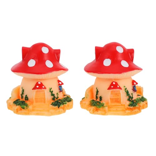 ibasenice 2 Stück Teiliges Miniatur Pilzhaus Dekoration aus Harz Sichere Landschafts Deko für Terrarien Lebensechte Simulation als Reptilienbox Zubehör und Gartenfigur ibasenice 2 Stück Teiliges Miniatur Pilzhaus Dekoration aus Harz Sichere Landschafts Deko für Terrarien Lebensechte Simulation als Reptilienbox Zubehör und Gartenfigur von ibasenice