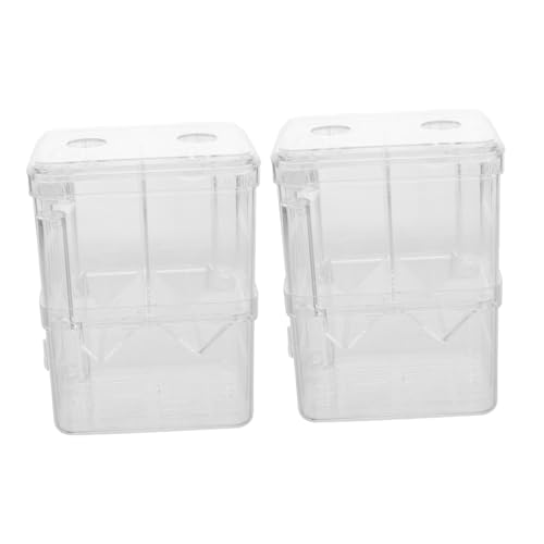 ibasenice 2 Stück Teiliges Transparentes Aquarium Aufzuchtbecken aus Acryl Schwimmende Isolationsbox für Guppy Betta Clownfish Leicht zu Reinigen Sicherer Brutkasten zur Stressfreien ibasenice 2 Stück Teiliges Transparentes Aquarium Aufzuchtbecken aus Acryl Schwimmende Isolationsbox für Guppy Betta Clownfish Leicht zu Reinigen Sicherer Brutkasten zur Stressfreien von ibasenice