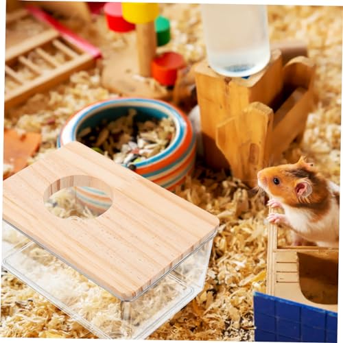 ibasenice 2 Stück Teiliges Transparentes Hamster Sandbad Multifunktionale Sandbadbox und Toilette für Kleine Kleintiere Wie Hamster Chinchilla Mäuse Geruchsneutral Leicht zu Reinigen ibasenice 2 Stück Teiliges Transparentes Hamster Sandbad Multifunktionale Sandbadbox und Toilette für Kleine Kleintiere Wie Hamster Chinchilla Mäuse Geruchsneutral Leicht zu Reinigen von ibasenice