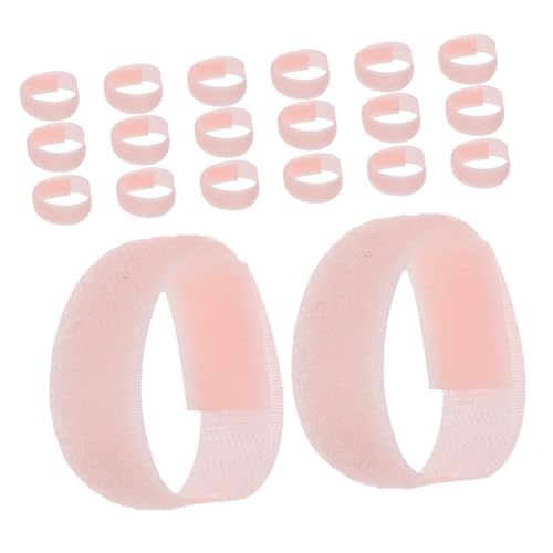 ibasenice 20 Stück Haustier Regenstiefel Gurt Tierschuhfäulungen Haustierschuhgurte Polyester Rosa von ibasenice