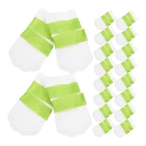 ibasenice 20 Stück Hundestiefel rutschfeste Schuhe Hundepfotenschutz Pads Hundepfotenschutz Booties Für Hundepfoten Hundepfoten Pads Hunderegenstiefel rutschfeste Hundeschuhe von ibasenice