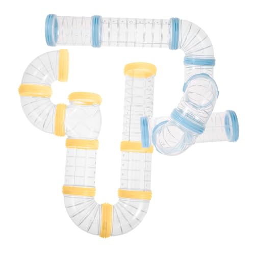 ibasenice 2Sätze Hamster Teiliges DIY Hamsterröhren System für Hamsterkäfige Kompatibel mit Kleinen Haustieren Wie Meerschweinchen und Transparentes Design zur Beobachtung ibasenice 2Sätze Hamster Teiliges DIY Hamsterröhren System für Hamsterkäfige Kompatibel mit Kleinen Haustieren Wie Meerschweinchen und Transparentes Design zur Beobachtung von ibasenice