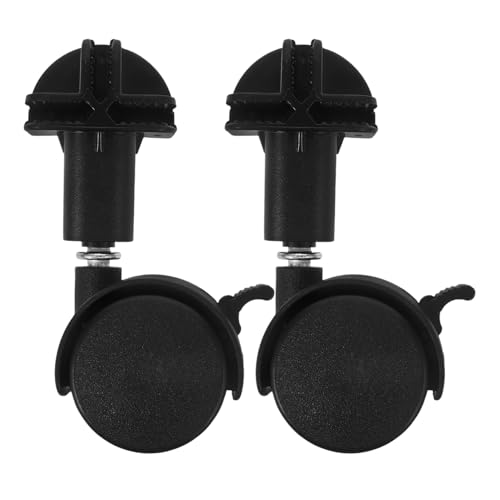 ibasenice 2Stücke Ersatzräder für Haustierkäfige Leichtgängige Drehbare Caster Wheels für Einfache für Katzenkäfige mit Strapazierfähigem Design und Einfacher von ibasenice